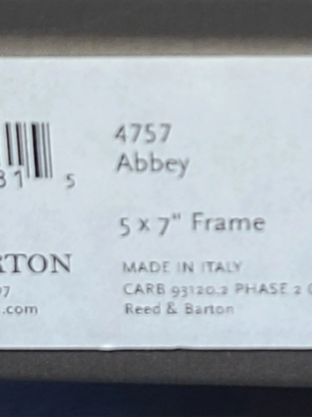 Reed & Barton Silver Beaded Cross 5x7 Picture Frame...... New in Orginal Box